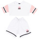 Target Παιδικό σετ Crop Top & Bermuda Single Jersey ''Queen''
